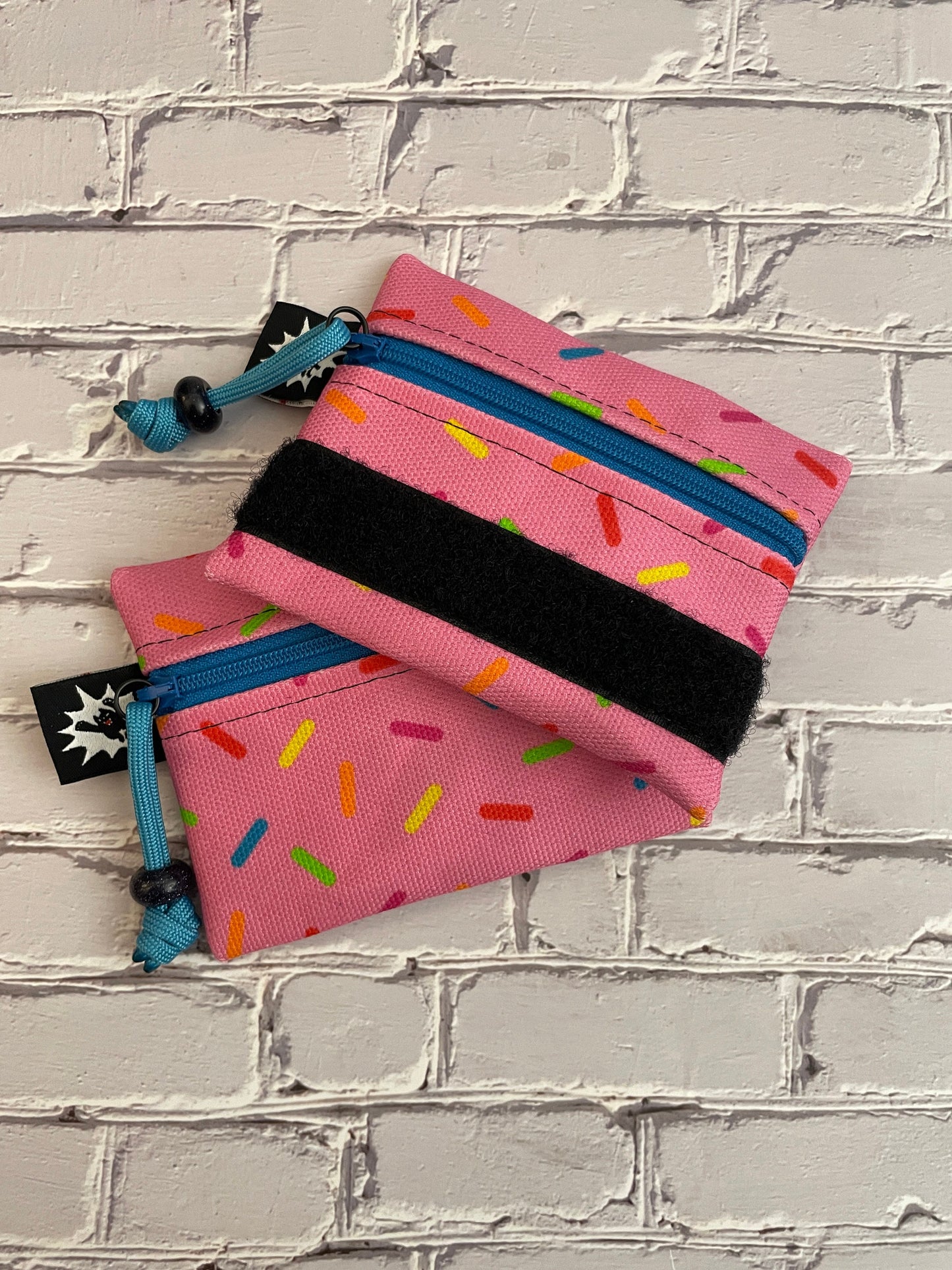 Donut Sprinkles Waxed Canvas EDC Pouch