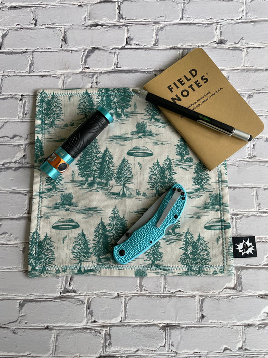 EDC Hank | Handkerchief for Every Day Carry | EDC Gear | Hank For EDC Organizer Pouch | Tent Camping Forest | Paracord | Ufo Abduction