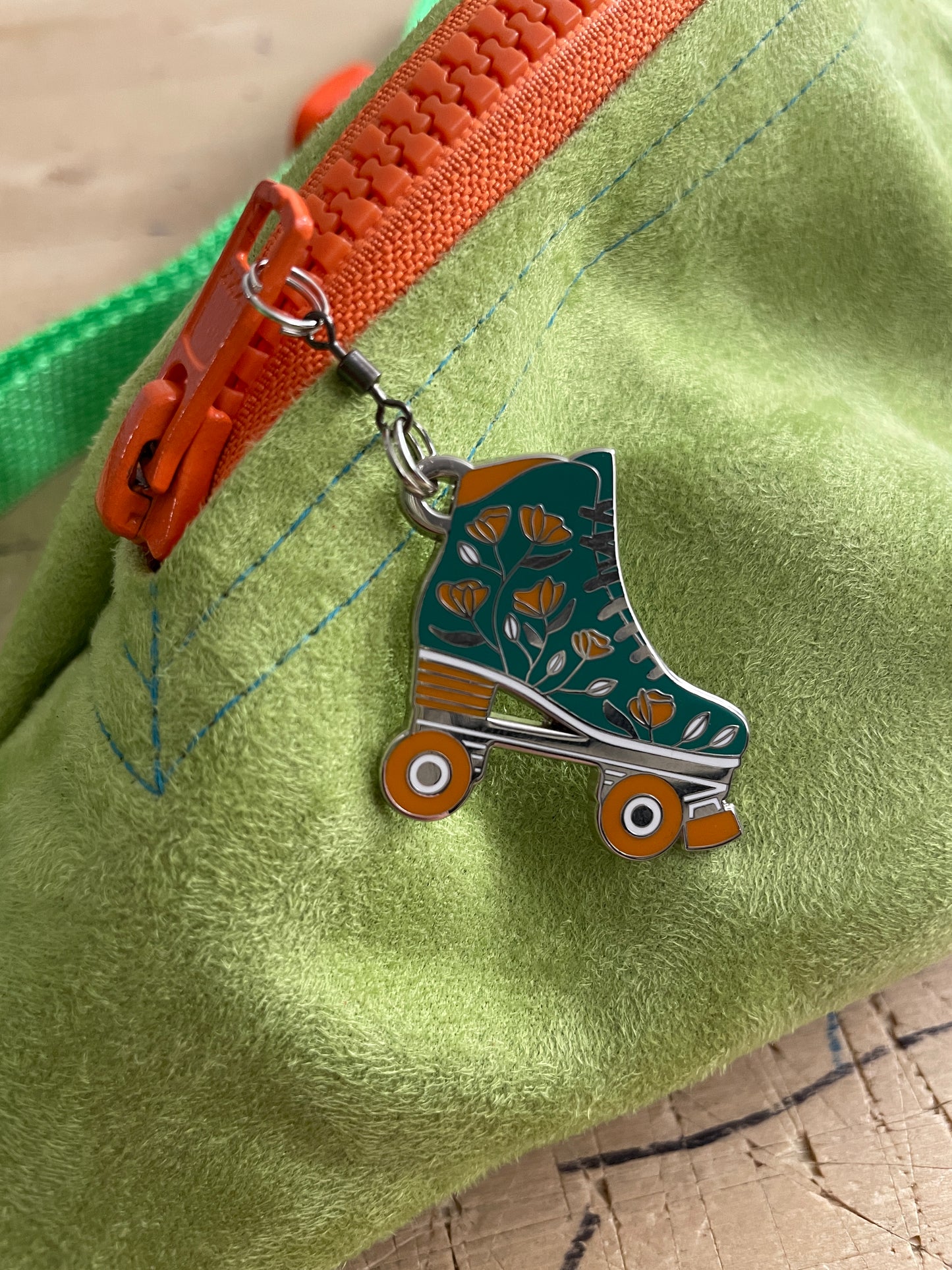 Roller Skate Charm Keychains