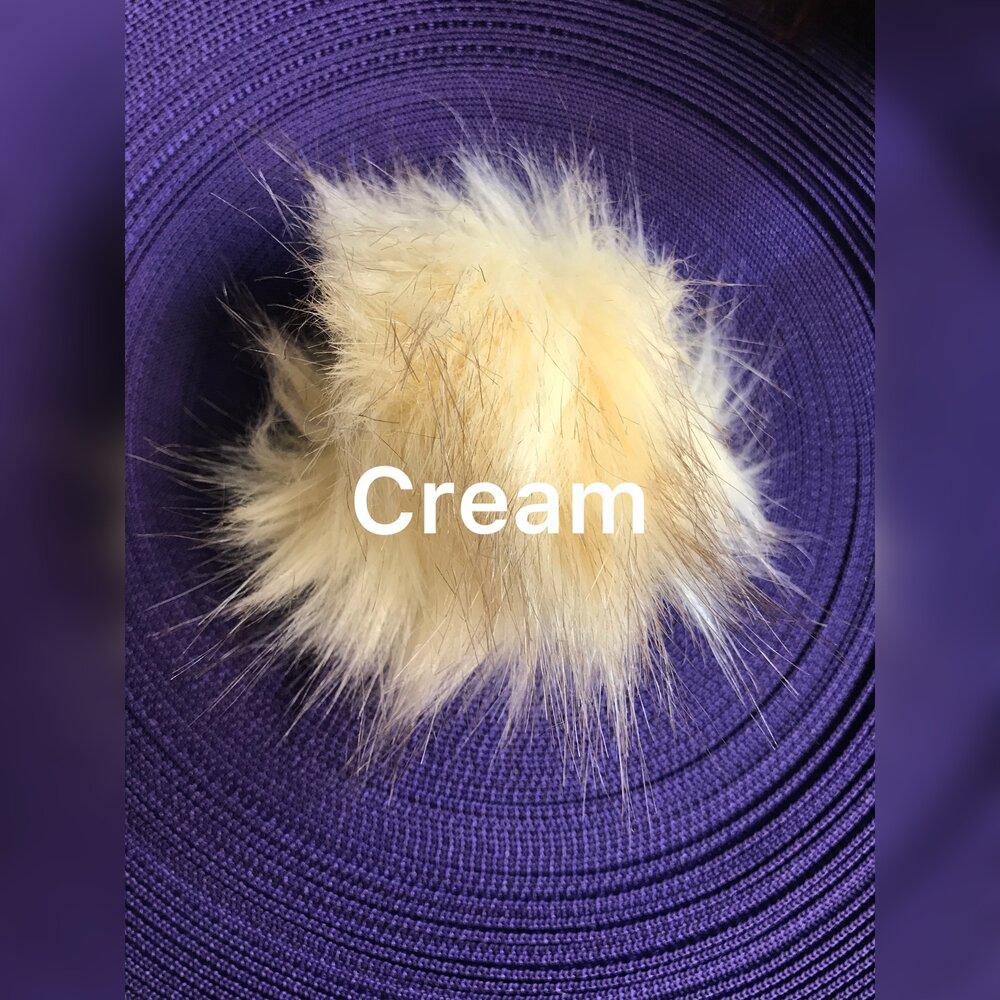 Faux Fur Pom Poms for Skates or Bags!