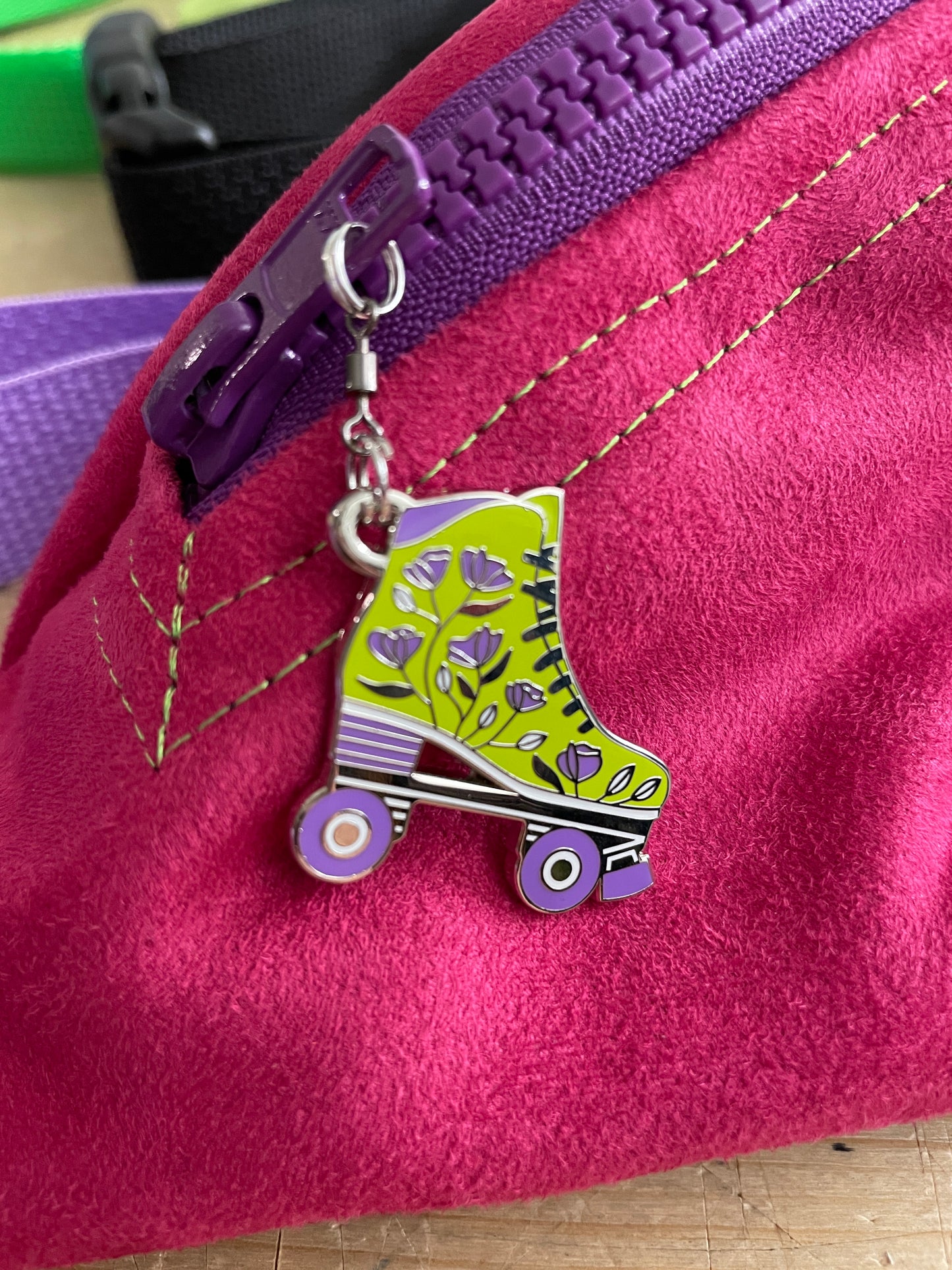 Roller Skate Charm Keychains