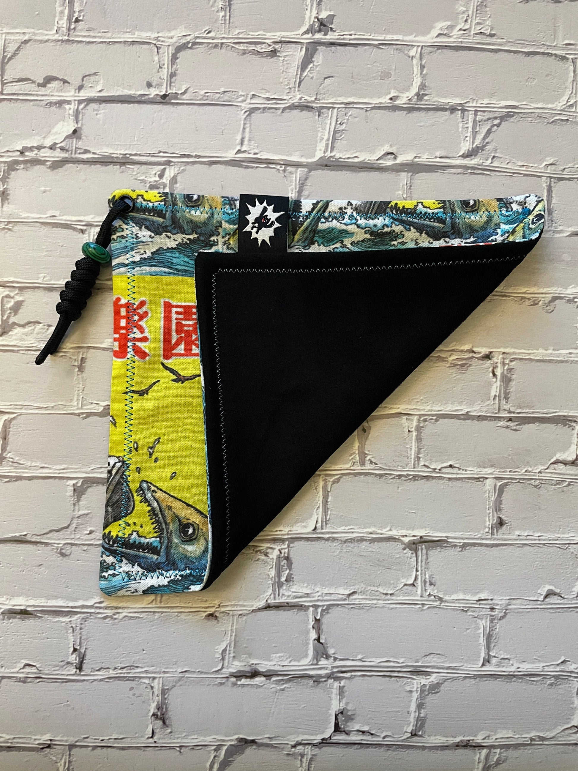 EDC Hank Limited Edition | EDC Gear Hankerchief | Nautical Ship Hank for Bag, Pouch, Or Tray | Cat  Pirate |  Everyday Carry Handkerchief