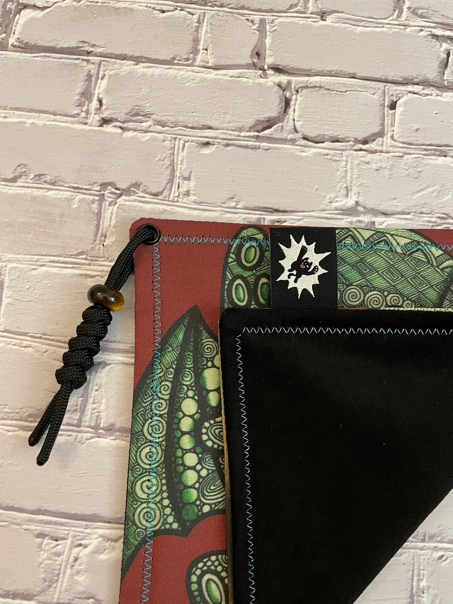 EDC Hank Limited Edition | EDC Gear Hankerchief | Hank for Bag, Pouch, Or Tray | Cthulhu Lovecraft | Mosaic Mandala | Everyday Carry