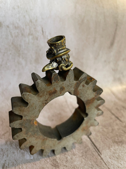 Plague Doctor EDC Knife Paracord Bead | Brass Bead | EDC Gear | Everyday Carry  Hank Bead | Large Hole Bead | Steam Punk Gold Silver Vintage