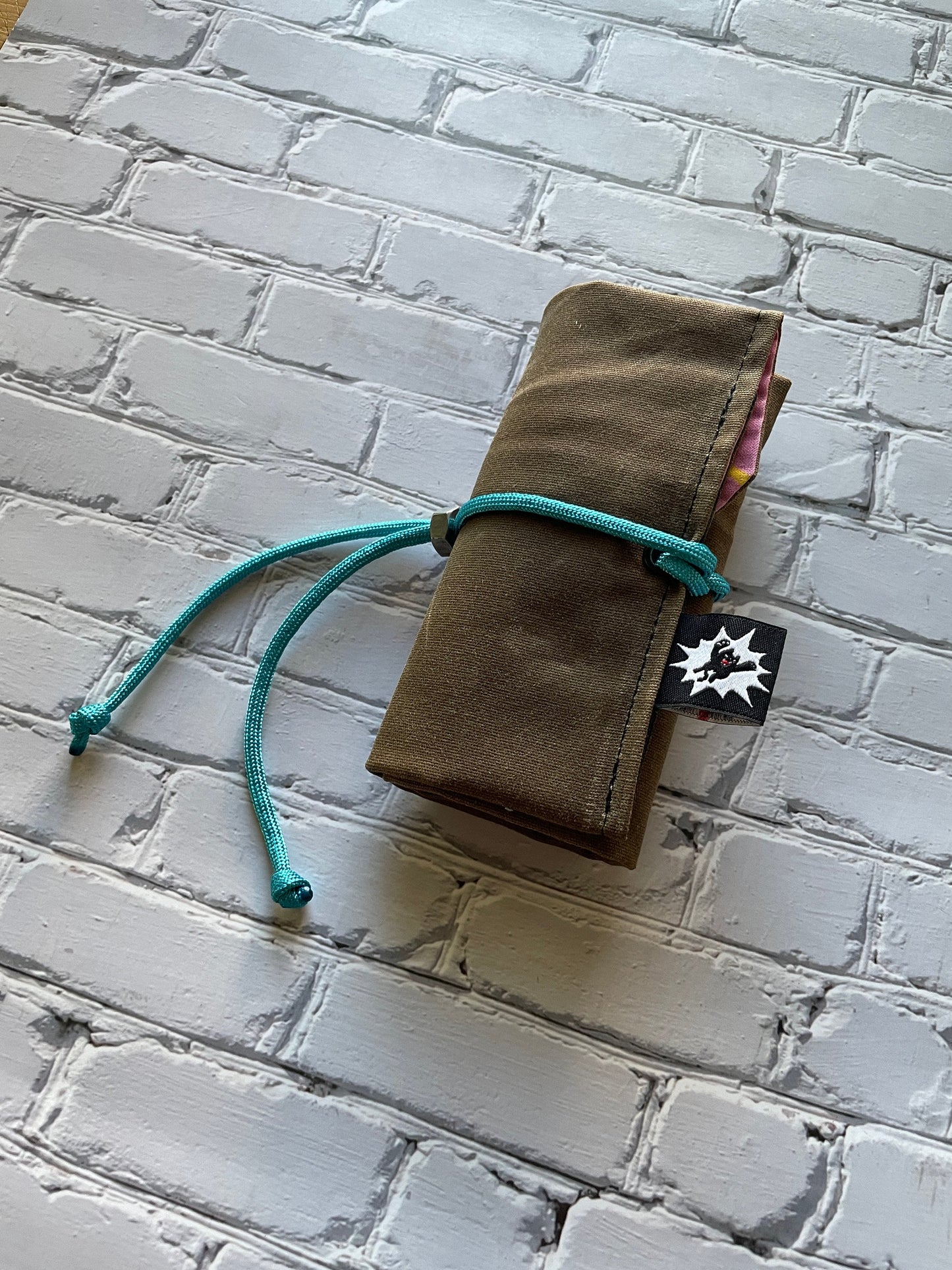 EDC Tool Roll | Waxed Canvas Pouch | Every Day Carry Gear Bag | Pocket Organizer | EDC Knife Roll | Pocket Dump Display Hank |Donut Six Pack