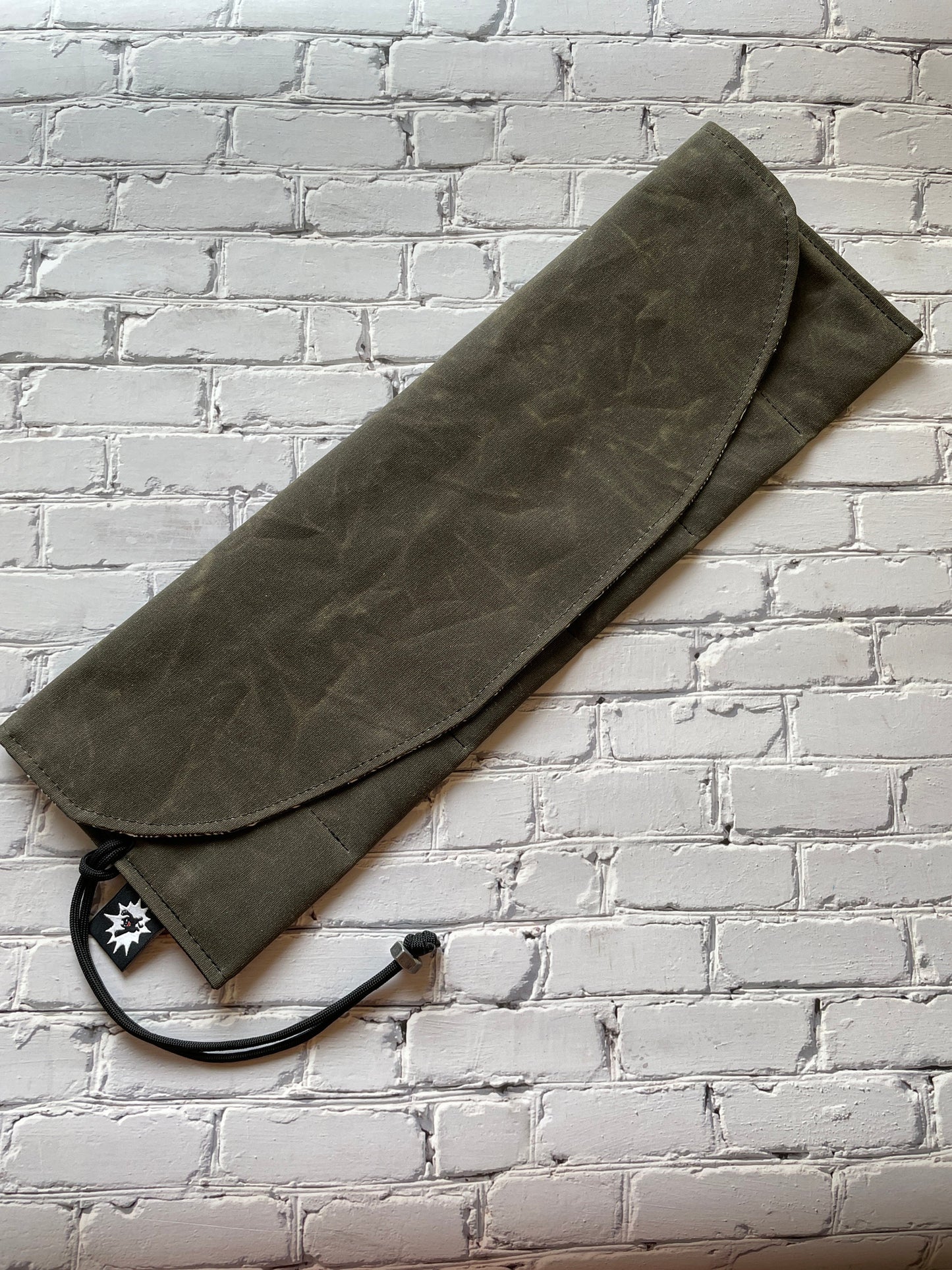 EDC Tool Roll | Waxed Canvas Pouch |Every Day Carry Gear Bag |Pocket Organizer | EDC Knife Roll | Pocket Dump Display Hank | Wave Six Pack