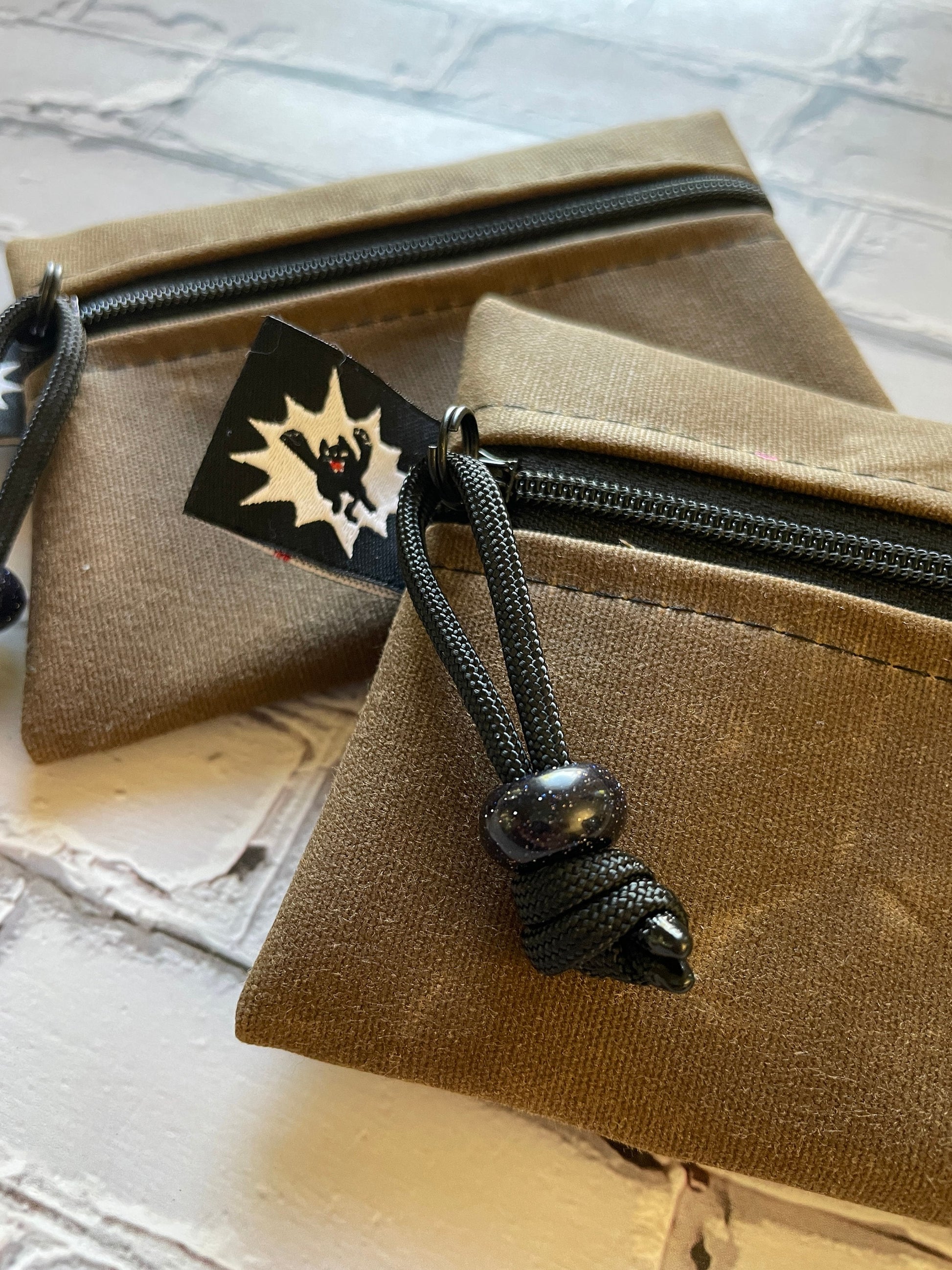 Camo Canvas Mini Zipper Pouch