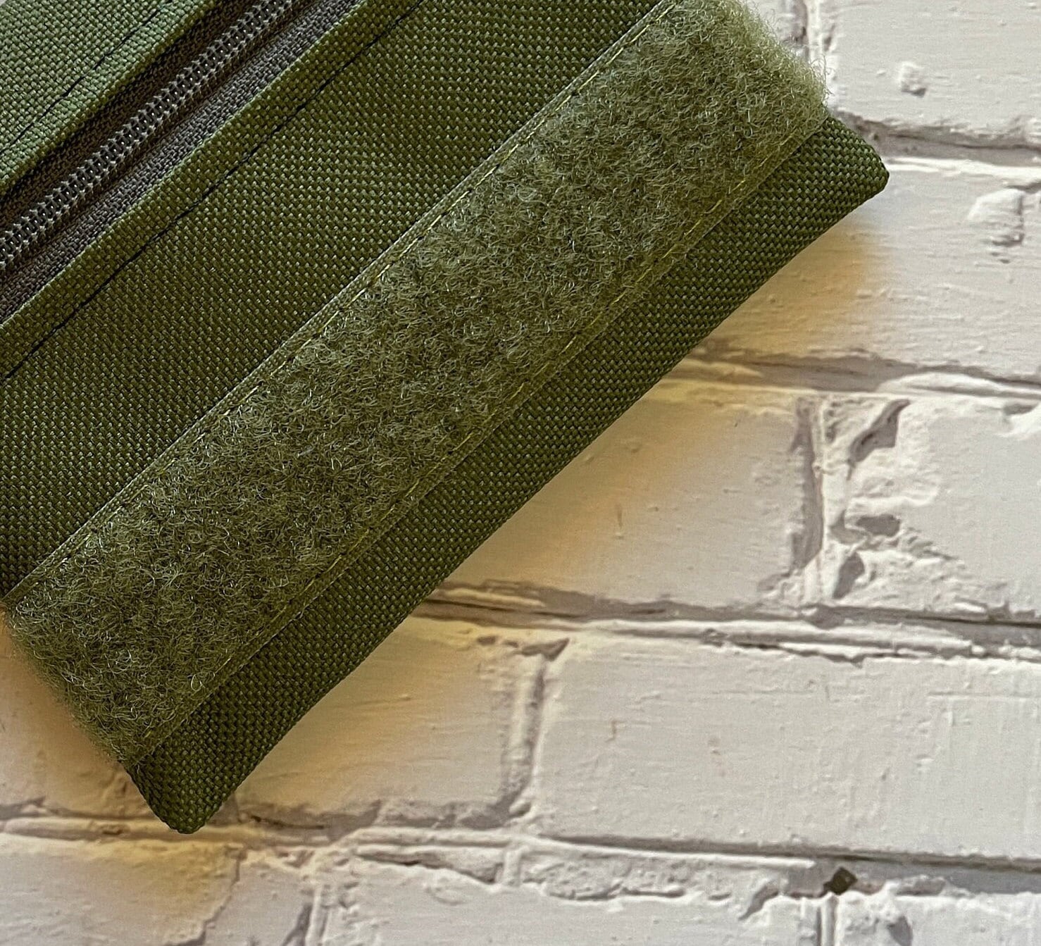 Otter Tex and Velcro Mini Pouch- Olive with OD Green Velcro